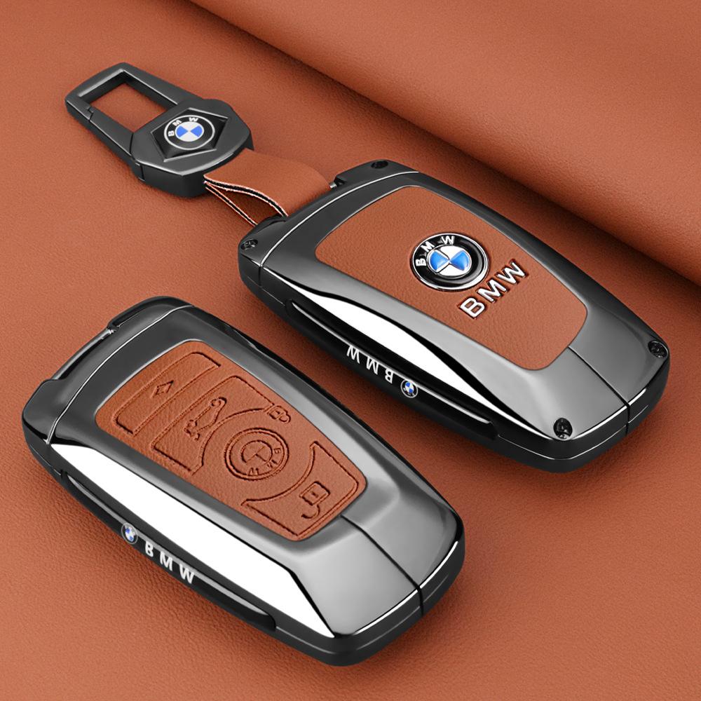 Styling Zinc Alloy Car Key Cover Case Holder For BMW 1 3 7 Series X1 X3 X5 X6 X7 F20 F15 F16 F48 G20 G30 G01 G02 G05 G11 G32 CZ9