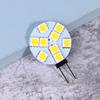 2 шт. светодиодная лампа G4 круглая прожекторная лампа 180 градусов Dc12V 5050 Smd 1 Вт 1,5 Вт 2 Вт теплый холодный белый свет замена галогенной лампы