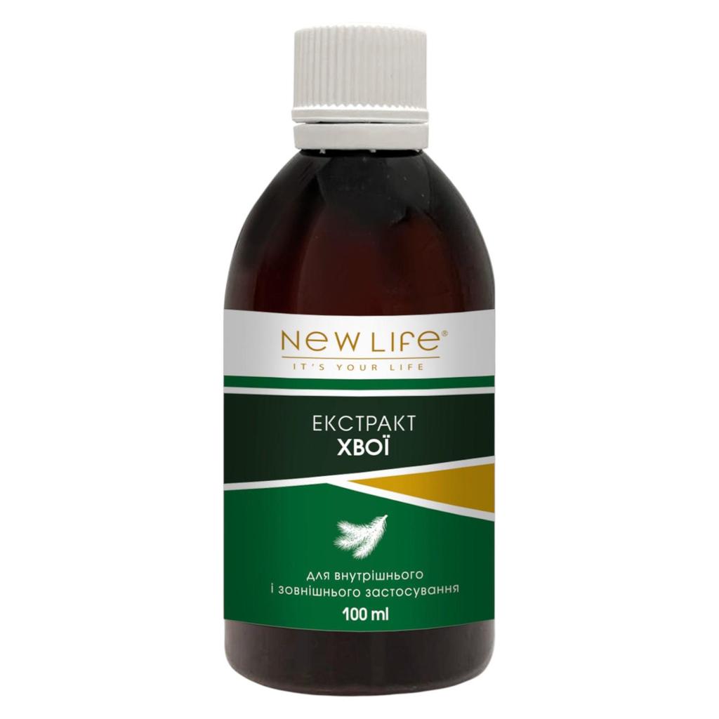 Хвои Экстракт Настойка Травяная Жидкость Добавка Диетическая New Life