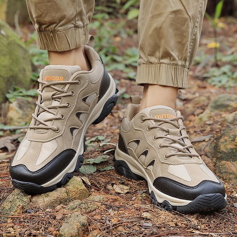 Походная обувь очень большого размера 2025 четыре сезона мужская обувь для улицы популярная обувь для ходьбы сетчатые кроссовки дышащие и легкие