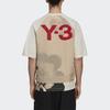 Y-3 SS21 Футболка с круглым вырезом и коротким рукавом с принтом логотипа на спине, мужские топы, цвет белый GV6082