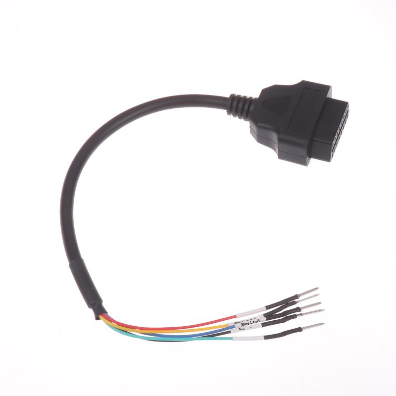 Автомобильный диагностический адаптер Obd2 Разъем Obd2 Перемычка Интерфейс Удлинительный кабель Инструмент Автомобильный удлинительный кабель 16-контактный Can +- K-линия