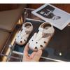 New summer hollow-out rabbit sandals, cute cartoon casual beach shoes for girls