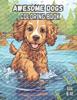 Книга Dog Coloring Book : A Whimsical Dog Coloring Book for Kids Ages 8-12