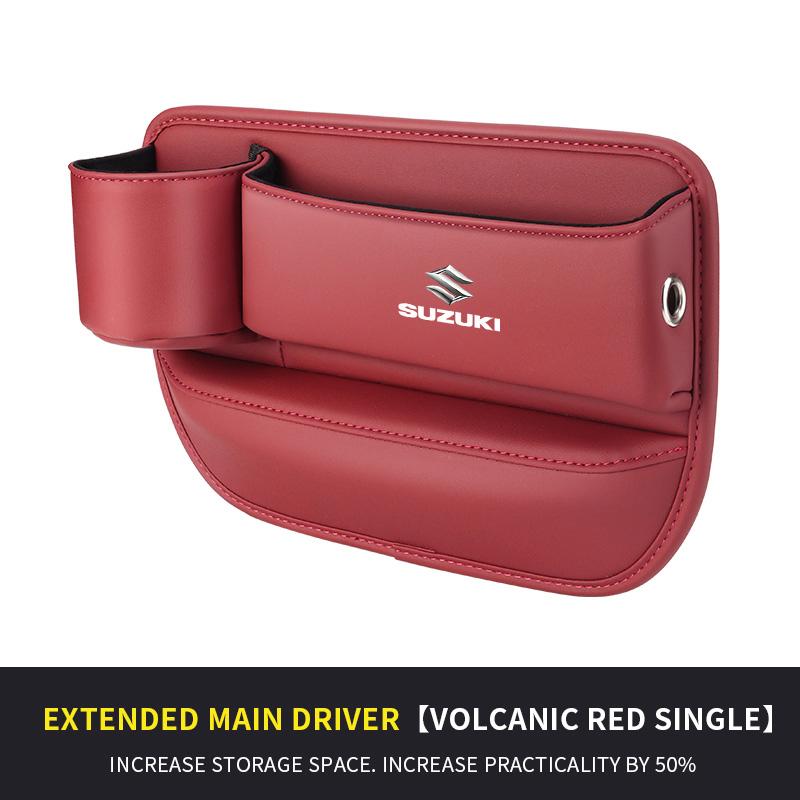 HECQ4 Car Seat Gap Multifunction Storage Box Seat Gap Cup Holder For Suzuki S-Cross Swift SX4 Vitara Jimny Grand-Vitara Alto Celerio