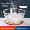 Смесительная миска из высокоборосиликатного стекла с крышкой