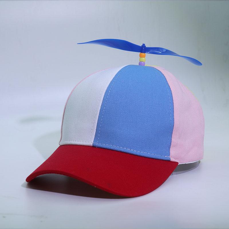 Забавная шляпа Snapback, пропеллер вертолета, приключенческая шляпа для папы, радужная, бамбуковая, бейсбольная кепка со стрекозой для взрослых, детей, мальчиков и девочек