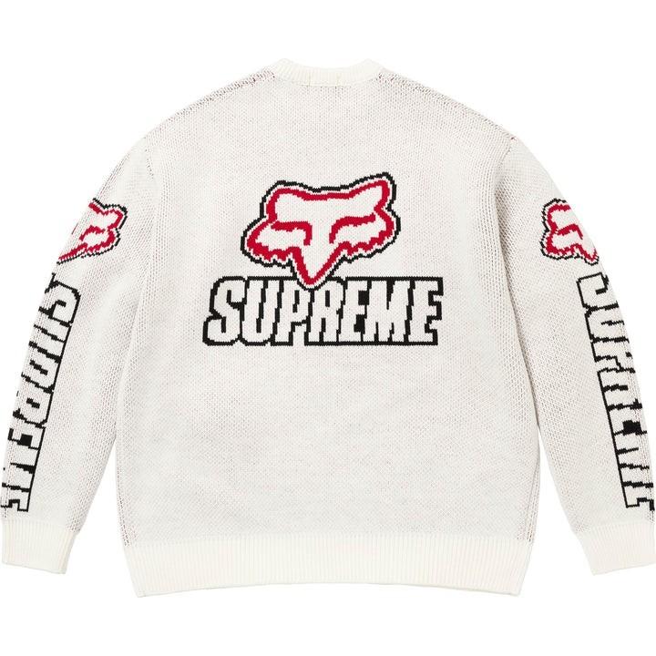 Supreme Fox Racing Sweater White