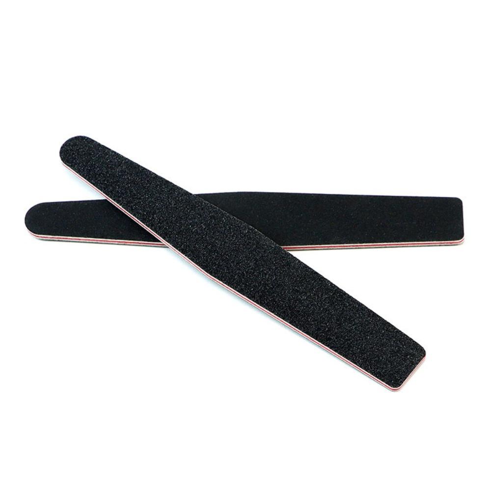 25Pcs/Lot Grey Sandpaper Nail File 100/180 Double Sided Buffer Block Polisher Pedicure Manicure Nail Art Files Nails Accesorios