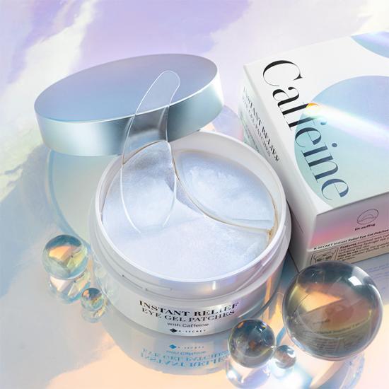 KSECRET Instant Relief Eye Gel Patches, 60 Sheets (Caffeine)