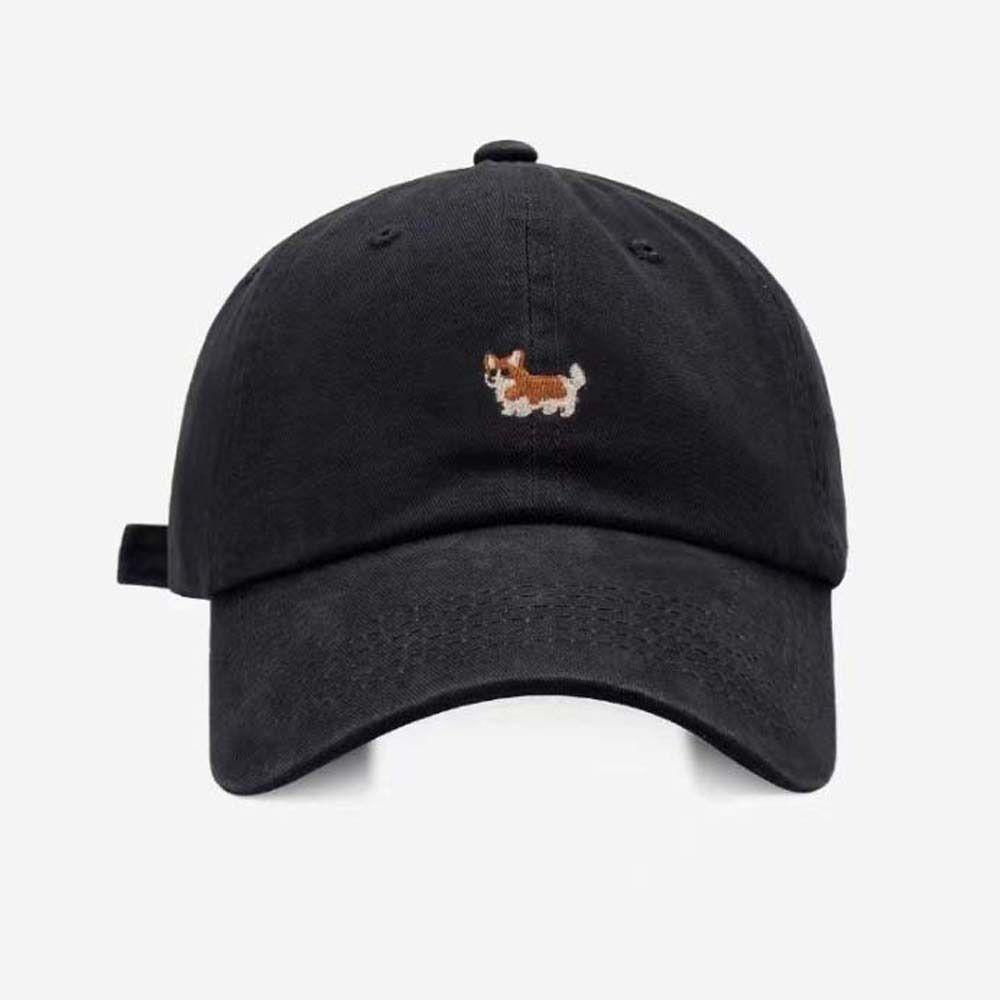 Бейсбольная кепка для собак и женщин, вышитая кепка с козырьком Corgi, модная мужская кепка с козырьком от солнца