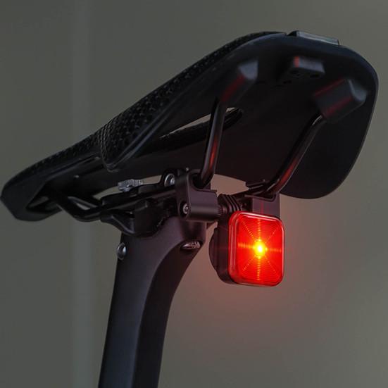 Велосипедный задний фонарь с датчиком тормоза, водонепроницаемый, USB-перезаряжаемый, для горного, дорожного велосипеда, крепится на подседельный штырь/седло, предупреждающий задний фонарь для ночной езды