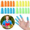 5pcs Rubber Sewing Heat Insulation Finger protector Silicone Finger Cover Non-slip Guard Caps