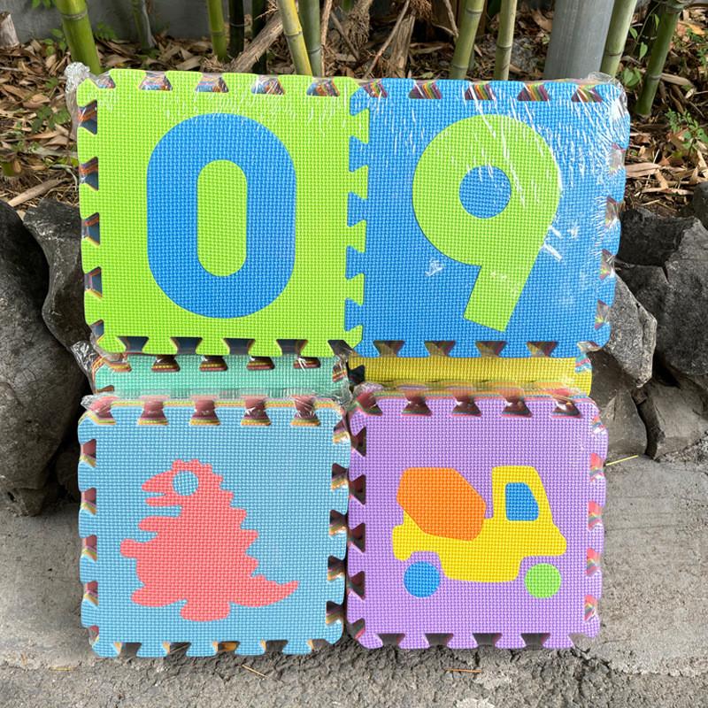 Фрукты Цифровой Животное Однотонный Пена Детский Игровой Коврик Мультяшный Пазл Малыш