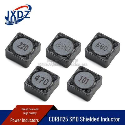 Экранированный SMD силовой дроссель CDRH125 - Доступен в номиналах 10 мкГн, 22 мкГн, 33 мкГн, 47 мкГн, 68 мкГн, 100 мкГн