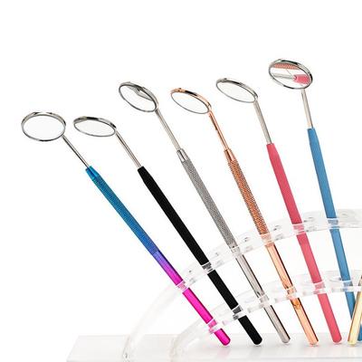 Профессиональное зеркало для наращивания ресниц, 1 шт., для чистки зубов, для проверки полости рта, зеркало для макияжа, аксессуары для ухода за кожей