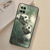 Чехол с милым мишкой-пандой Для Oppo A76 A96 A16 A17 A18 A60 A80 A40 A38 A58 A78 A98 A94 A74 A54 A15 A57 A77 A5 Pro