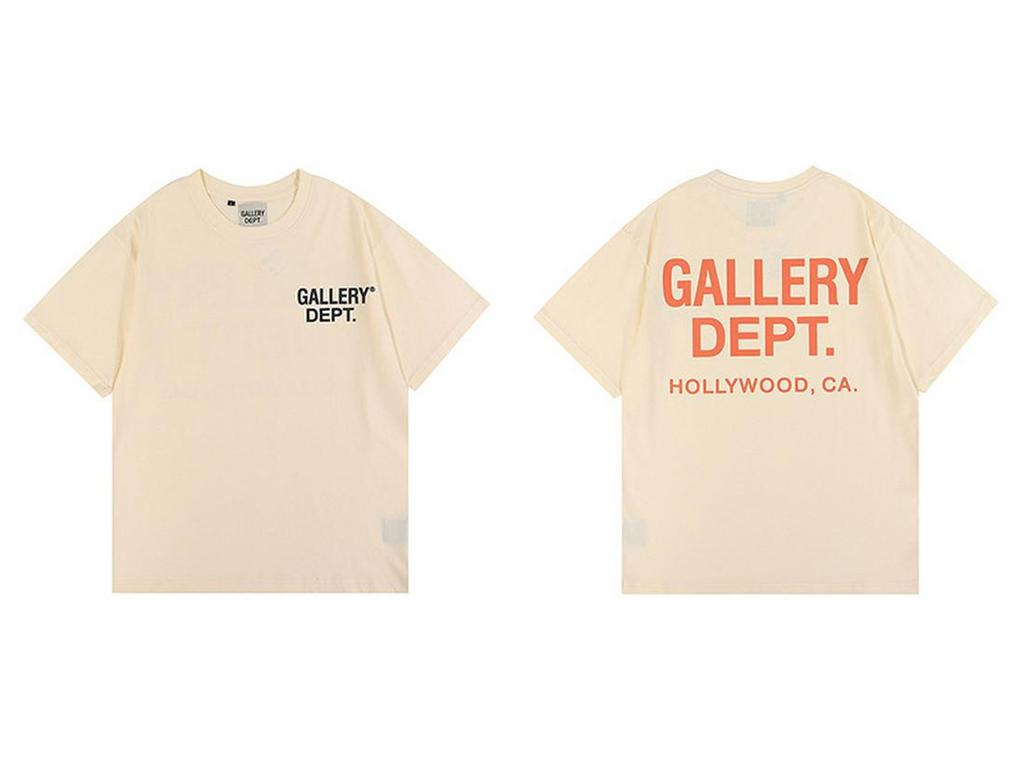 GALLERY DEPT American Tide Tie-Dye Graffiti Short-Sleeve T-Shirt