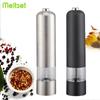 Электрическая мельница для соли и перца, автоматическая мельница для соли для перца, мельница с регулируемой грубостью, мельница для специй, кухонный инструмент для приготовления пищи