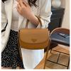 Niche High-end Mail Carrier Bag Spring and Summer Retro Box Bag Single Shoulder Oblique Span Small Square Bag Solid Color Bag
