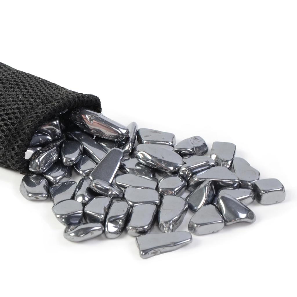 Терагерцовые камни для горячих источников, высокочистые (99,997%), полированные, средней зернистости, 300 г, с мешочком для хранения.