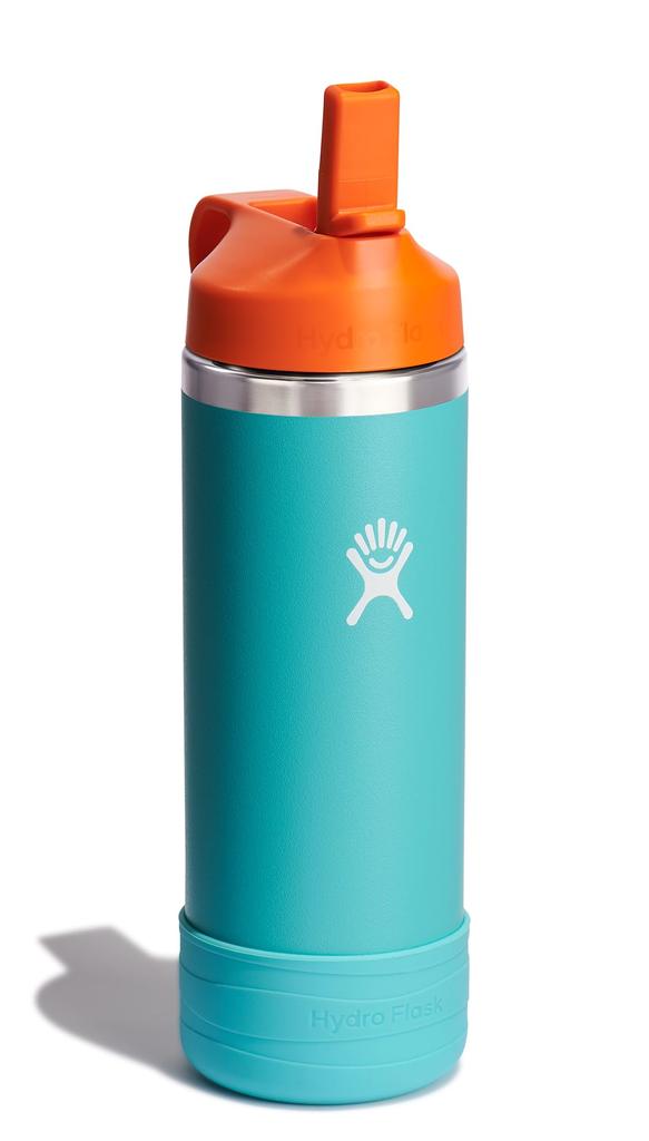 Kids' Stainless Steel Wide Mouth Bottle, 18oz (532ml), Seaspray Insulated Water Bottle (Official Japanese Product)