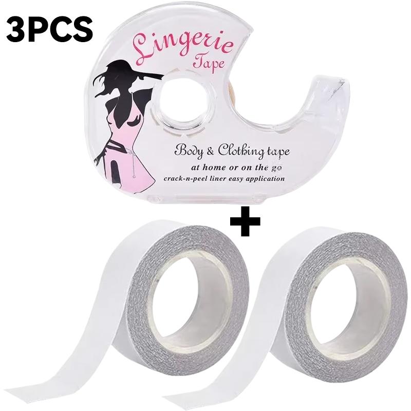 Двусторонняя лента для тела, самоклеящаяся бюстгальтер, одежда, классическая рубашка, секретная наклейка, прозрачная лента для нижнего белья, невидимая нашивка на груди