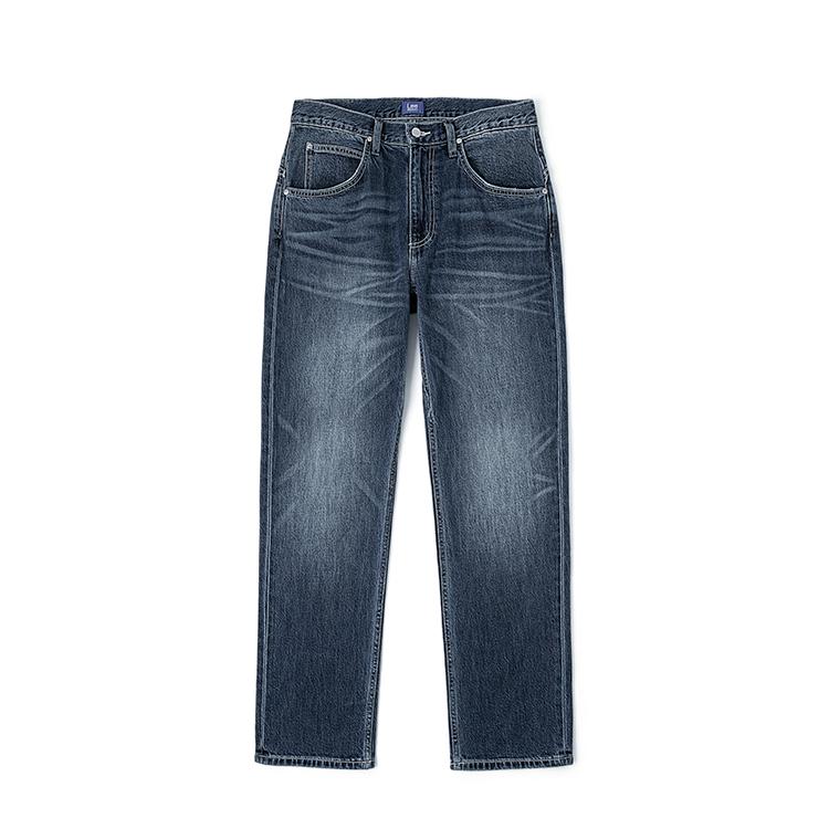 Lee Jeans Men's Dark Blue Moderate Straight Fit Pants LMB256753205167A09179