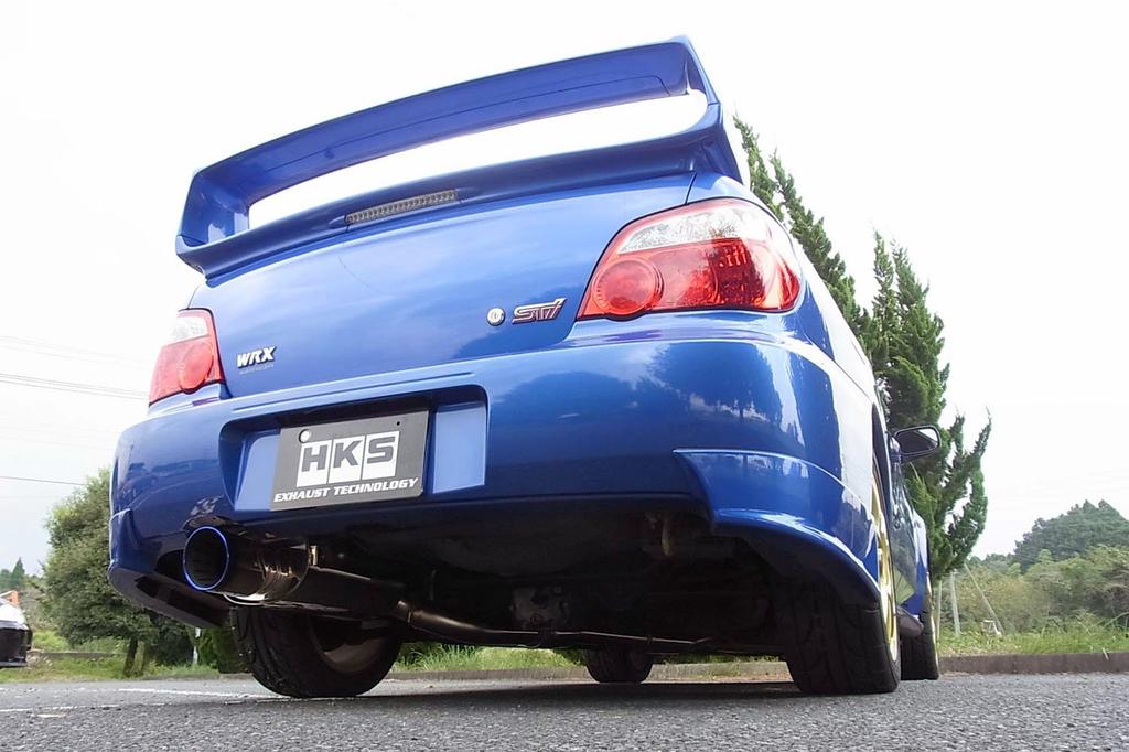 HKS Automotive Спортивный глушитель Super Turbo Muffler Subaru Impreza GDB Совместимый с техосмотром Детали системы впуска и выпуска 31029-AF002