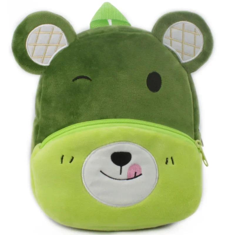 Детские школьные сумки унисекс, милый плюшевый рюкзак с 3D животными для мальчиков и девочек, детская мини-сумка для книг, детские рюкзаки для мальчиков 0-4 лет