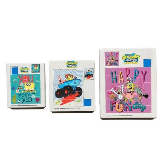 SpongeBob SquarePants Sliding Puzzle (3 Types), Korean Popular Puzzles
