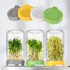 4pcs PP Bean Seed Sprout Lid Mesh Strainer Lid Practical Mason Jar Sprouting Lid Wide-mouthed Jar