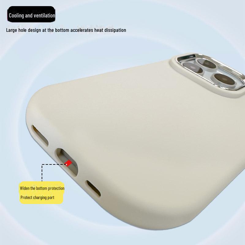 Чехол для iPhone 15promax Little Fat Girl: Подходит для iPhone 14, 13, 12 — однотонный чехол для мобильного телефона Apple