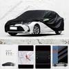 Для Toyota Corolla Защита от солнца УФ-защита Влагозащита от дождя и снега Черный чехол Пылезащита Автомобильный зонт Чехол на весь автомобиль Защита на открытом воздухе