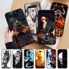 AD90 Anime Bleach Black Case for Xiaomi Poco X6 M5 M6 F5 F6 F1 C65 C55 C50 C51 C40 Redmi Note 7 8 14C A3X 13C 12C 11 10A 9C Pro Sofe Cover