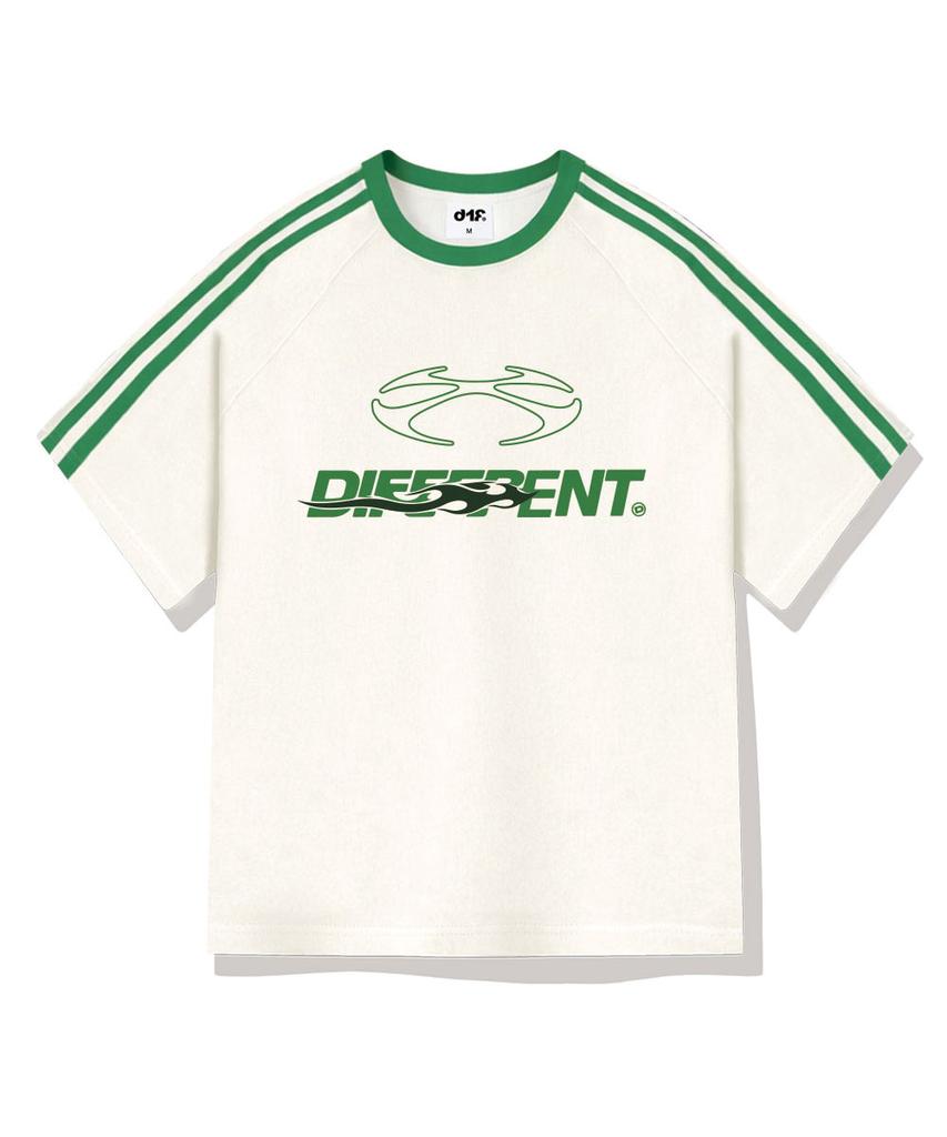 DIFF Core Heat Oversized Track Short Sleeve T-Shirt 4 Colors [Dise_3003]