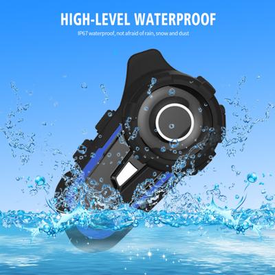 CS-1412 Мотоциклетный шлем Беспроводная Bluetooth-совместимая гарнитура IP67 5.1 Водонепроницаемый домофон для мотоцикла