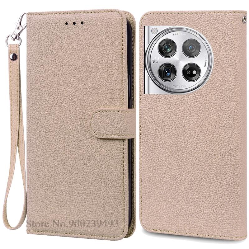 For Oneplus 12 Case Leather Wallet Flip Cover Phone Case For Oneplus 12 Coque Fundas For One Plus 12 Oneplus12 Phone Case Fundas