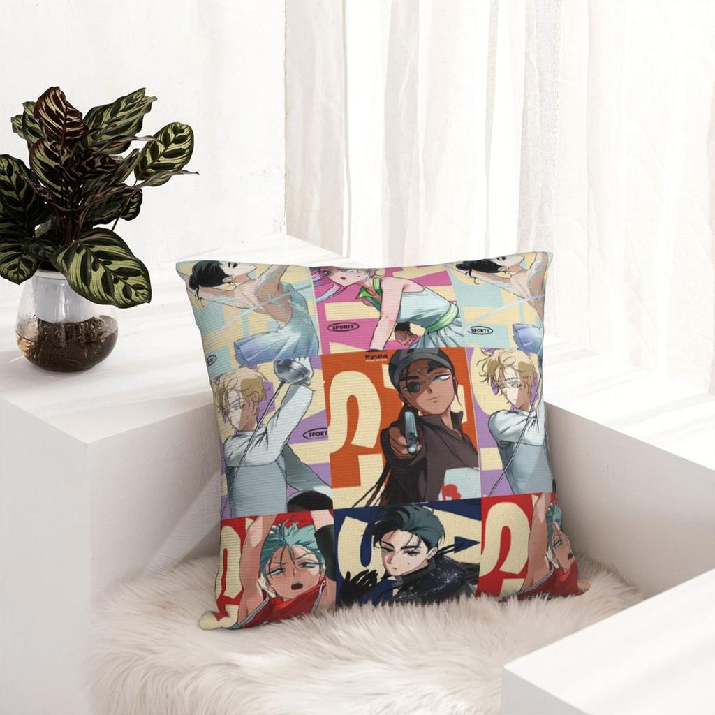 Alien Stage Anime Pillowcase Polyester Cushion Cover Gift Luka Ivan Till Mizi Pillow Case Cover Home Square 40X40Cm