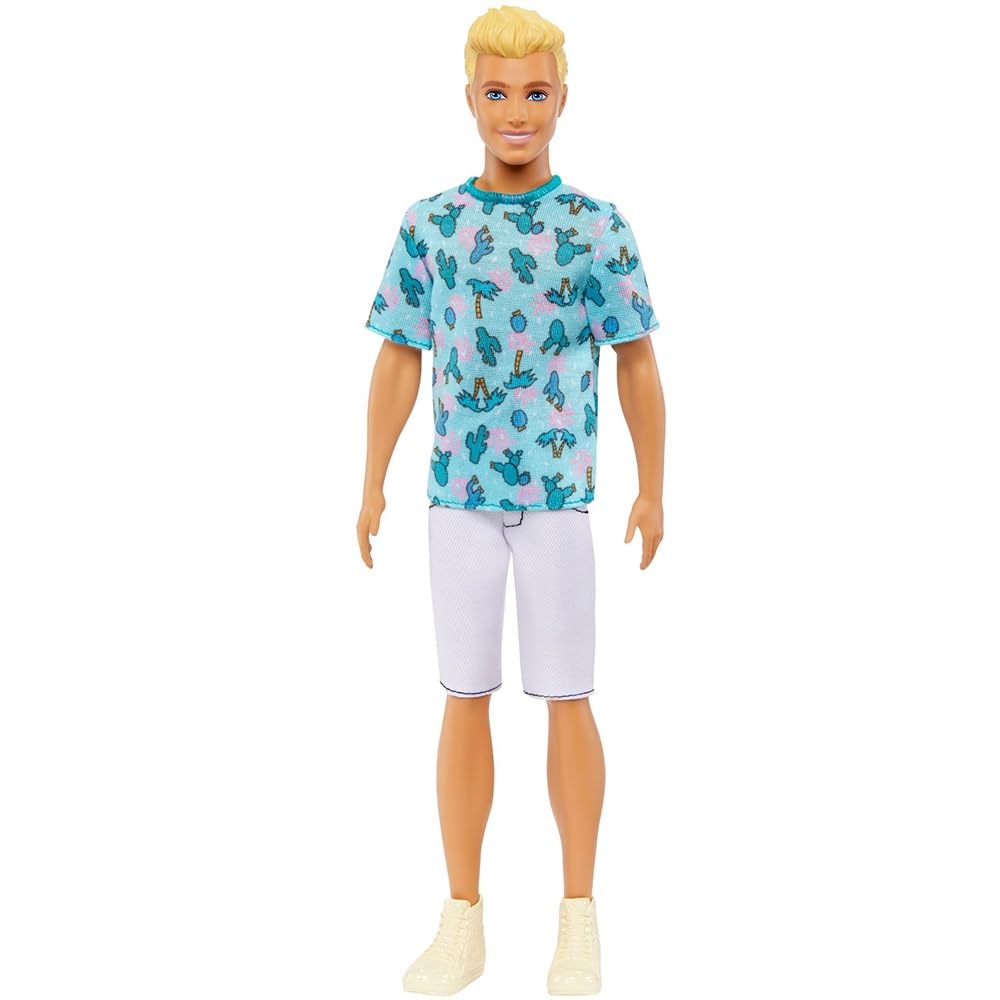 Barbie Ken Fashionista Blue Pink In the Movie Years Old and HJT10 T-shirt/Appeared "Barbie"!? [Dress-up Doll] [3 Up]