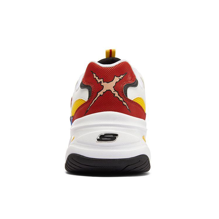 Skechers One Piece X DLites 4.0 Коллаборация Цвет Луффи Удобные Спортивные Прочные Дышащие Легкие Низкие Папины Кроссовки 894033-WMLT