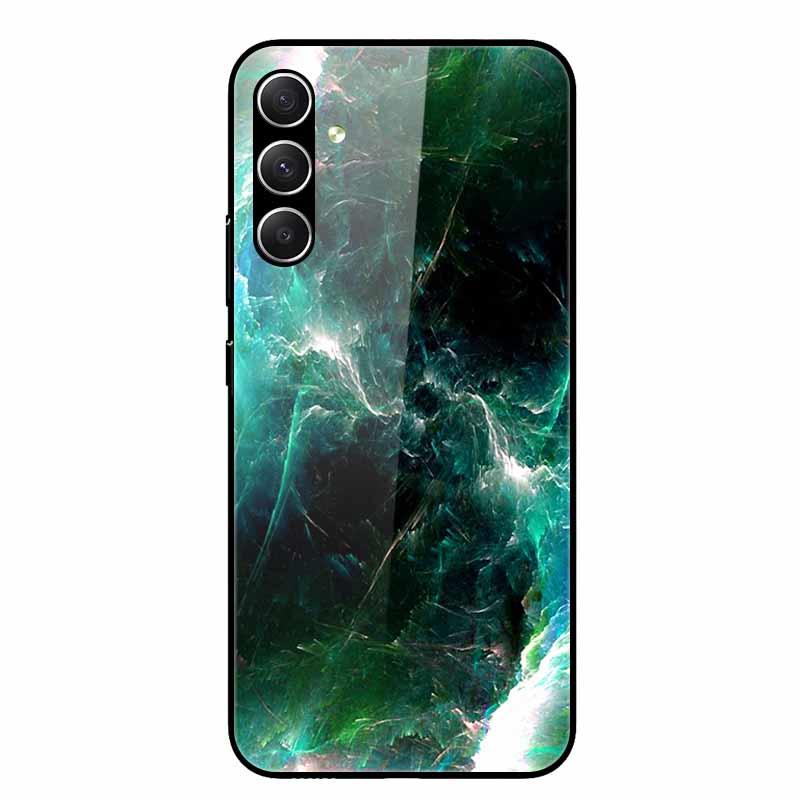 For Samsung Galaxy A16 5G Case Silicon Bumper Tempered Glass Phone Cases for Galaxy A16 4G A 16 Hard Shell Back Covers Fashion