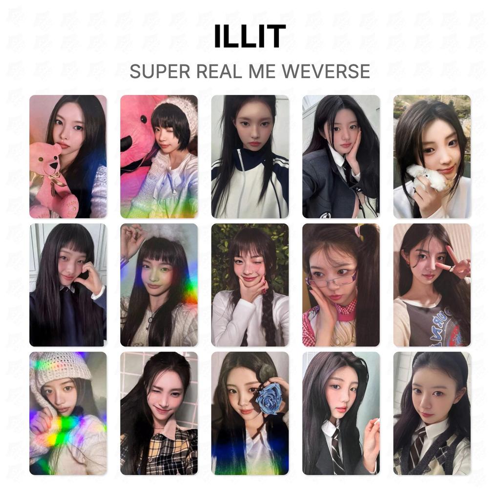 ILLIT SUPER REAL ME WEVERSE Официальная фотокарточка