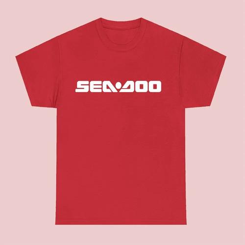 Unisex shirt Cotton Oversize Large Size New Sea Doo Ski Snowmobile Masculino Vermelho Tamanho S-5xl