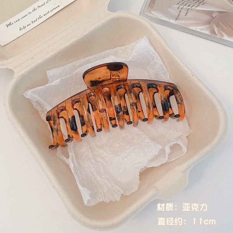 New Women Fashion Metal Geometric Hair Clips Claw Clip Large Acrylic Hair Clip Headband Hairpin Hair Crab Hair Accessories