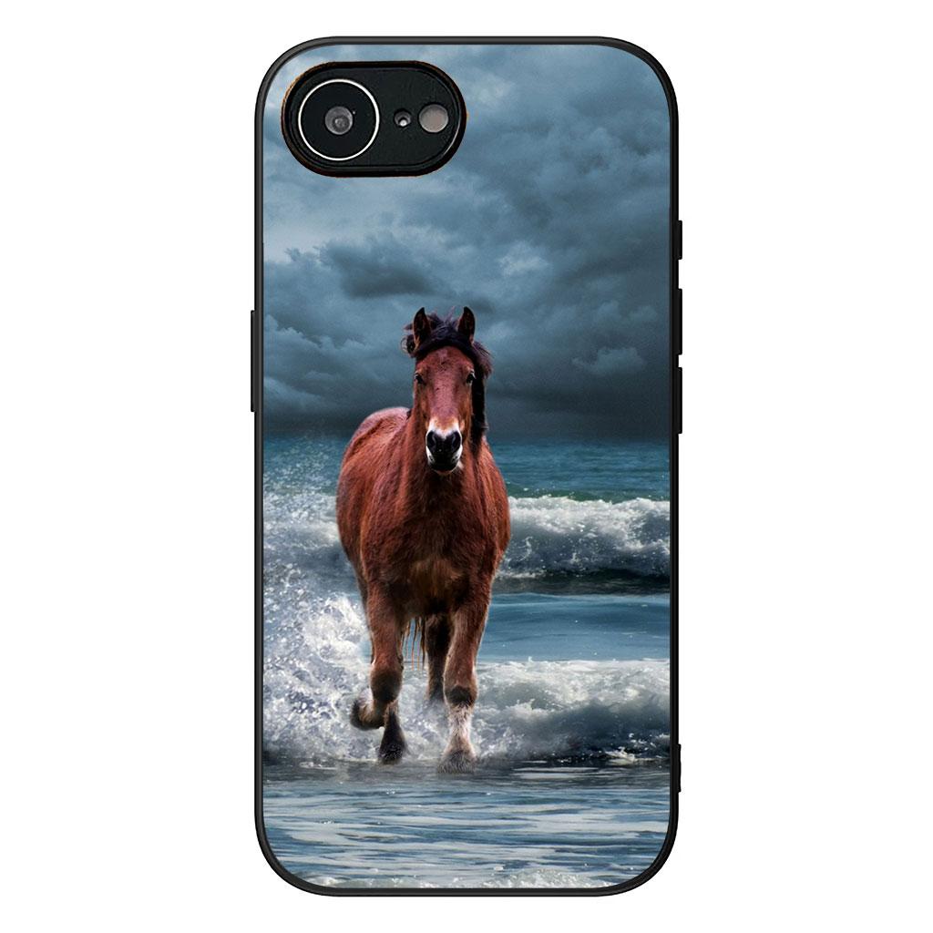 for Motorola Moto G54 G05 G24 G45 G55 G75 G85 G15 G57 G86 Power Edge 50 30 Ultra Fusion neo Pro Case Running Wild Horse Pets