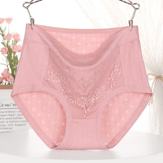 Trendy Women Underpants Lace Cotton Comfortable