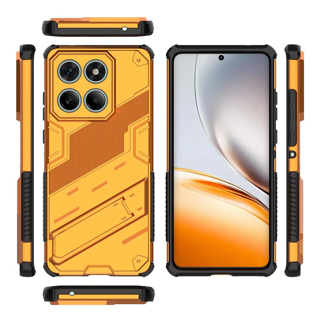 Прочный бронированный чехол для телефона для Motorola MOTO Edge 60 50 Fusion G24 G04 E14 С подставкой Жесткий ПК Ударопрочная задняя крышка