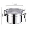Stainless Steel Vacuum Sealed Jar Coffee Beans Storage Box Sugar Tea Food Containers Grain Storage Can for Kitchen