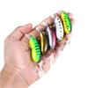 10g Slow-Sinking Hard Lure Rocker Bug Fishing Bait Bass Pike Perch ABS Plastic Crankbait 6cm 6 Hook